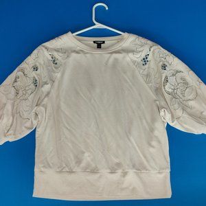 Express Cream Top XS NWT